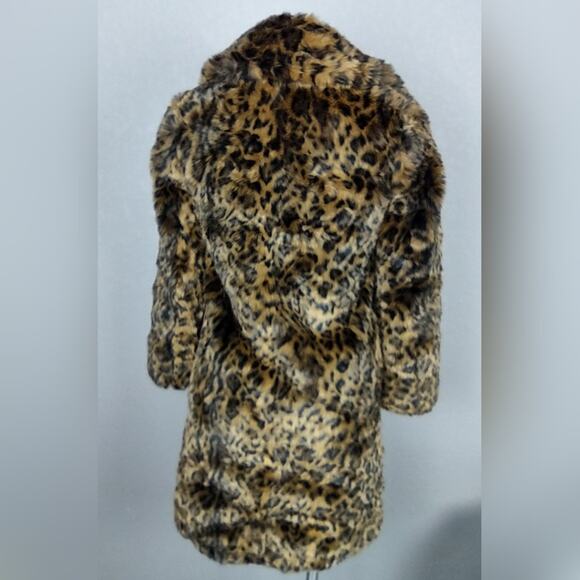 J. Crew Faux-fur leopard coat Size XXS - Picture 5 of 16